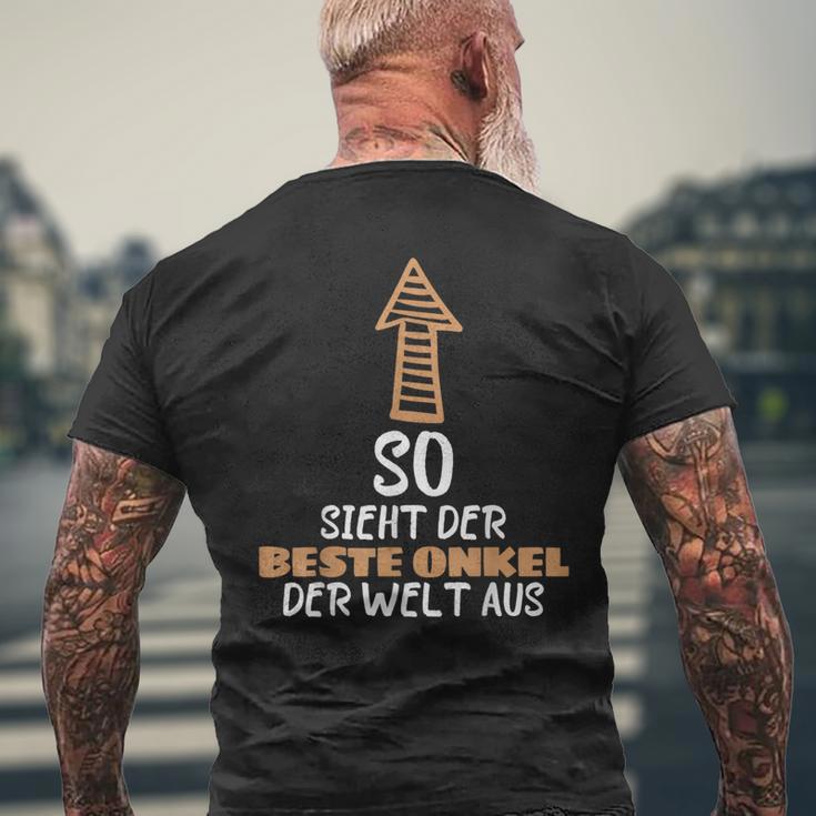 So Sieht Der Beste Unkel Der Welt Aus Beste Großonkel Onkel Unkel T-Shirt mit Rückendruck Geschenke für alte Männer