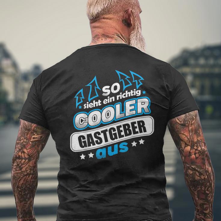 So Ssieht Ein Richtig Cooler Hastgeber Aus T-Shirt mit Rückendruck Geschenke für alte Männer