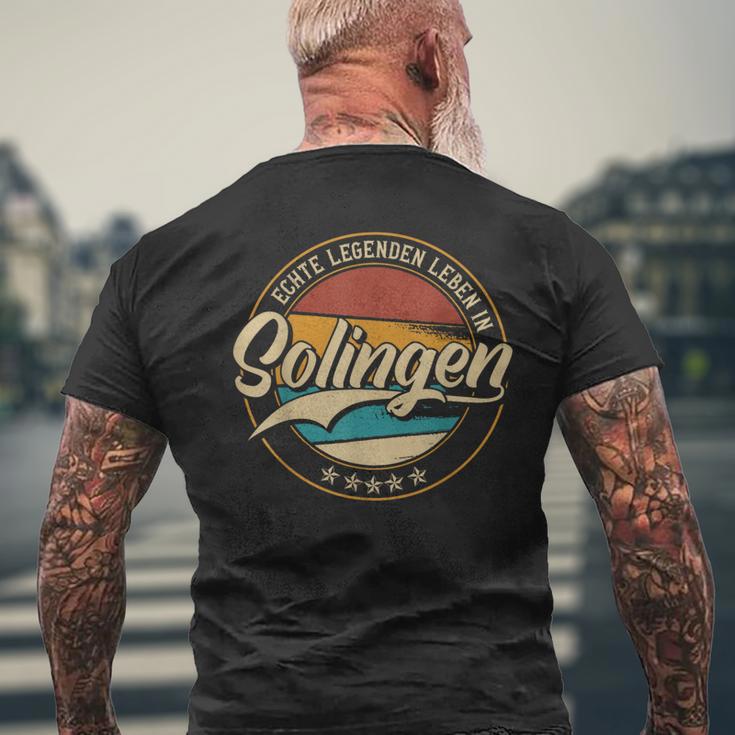 Solingen S T-Shirt mit Rückendruck Geschenke für alte Männer