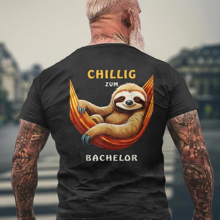 Studium Chillen Faulenzen Ruhig Studentin Langsam Student T-Shirt mit Rückendruck Geschenke für alte Männer