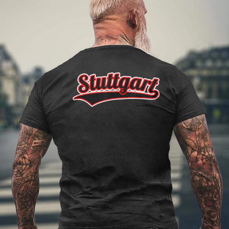 Stuttgart Stuttgarter Schwaben City T-Shirt mit Rückendruck Geschenke für alte Männer