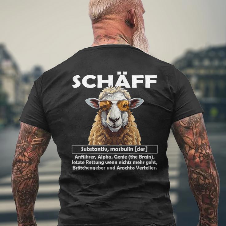 Supervisor Chef Schäff T-Shirt mit Rückendruck Geschenke für alte Männer