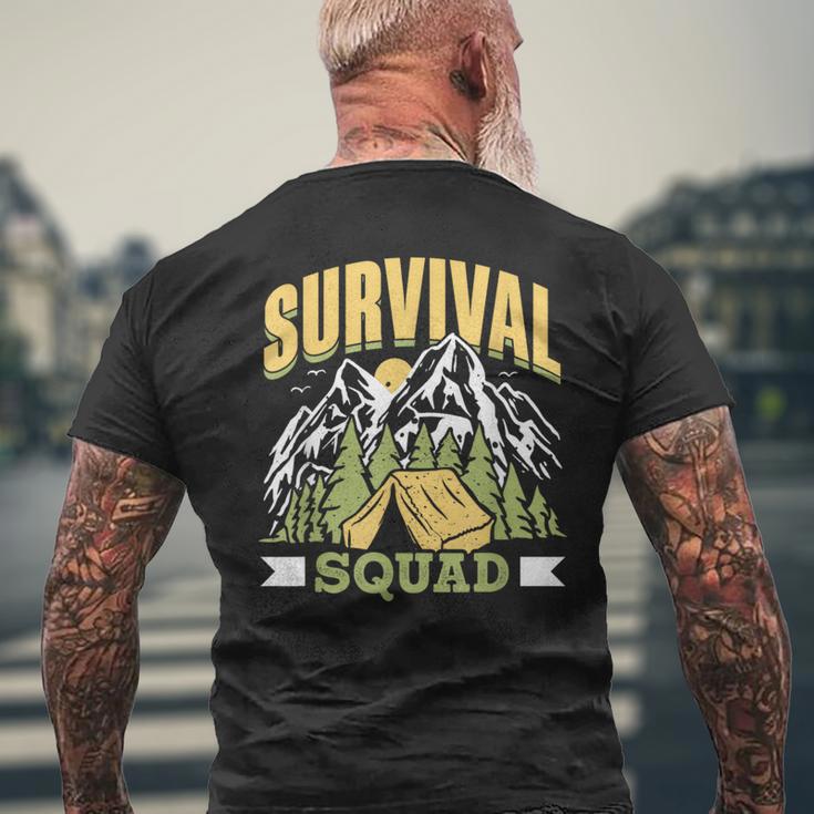 Survival Squad Survival Survival T-Shirt mit Rückendruck Geschenke für alte Männer