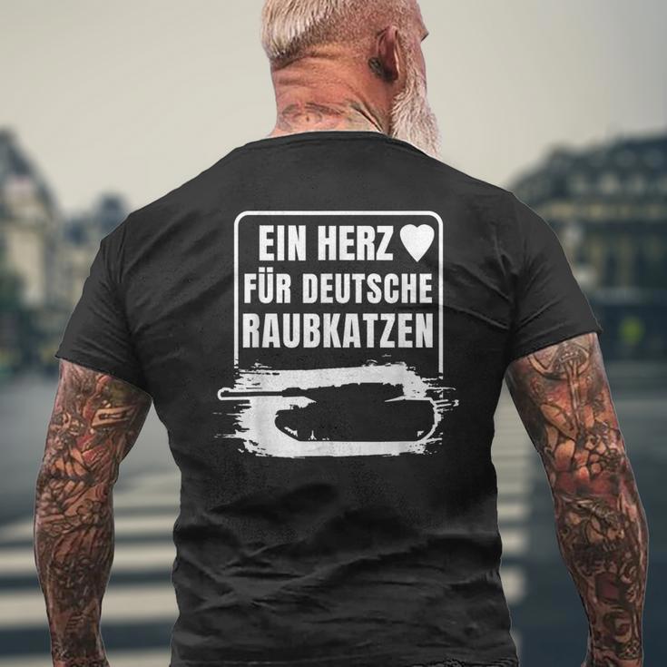 Tank Driver For German Army Tiger Tank Ww2 T-Shirt mit Rückendruck Geschenke für alte Männer