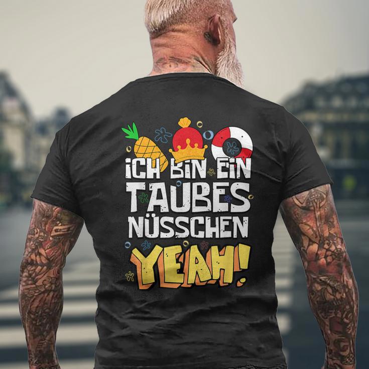 Taubes Nüsschen Lyrics Saying For Deaf Nuts Song Fans T-Shirt mit Rückendruck Geschenke für alte Männer