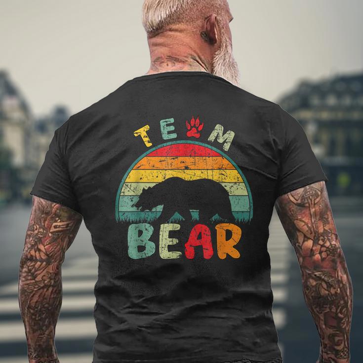 Team Bear Ich Wählle Den Bären T-Shirt mit Rückendruck Geschenke für alte Männer