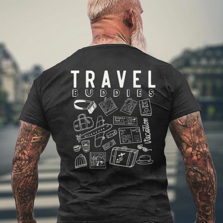 Travel Buddy Lustiges Reisegeschenk Für Reisende T-Shirt mit Rückendruck Geschenke für alte Männer