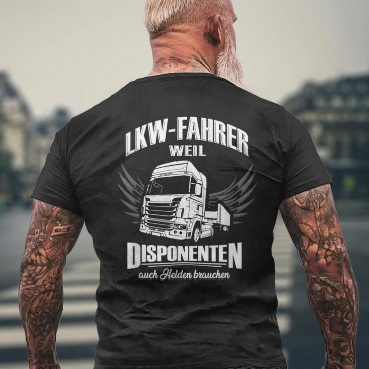 Truck Driver For Trucker Driver T-Shirt mit Rückendruck Geschenke für alte Männer