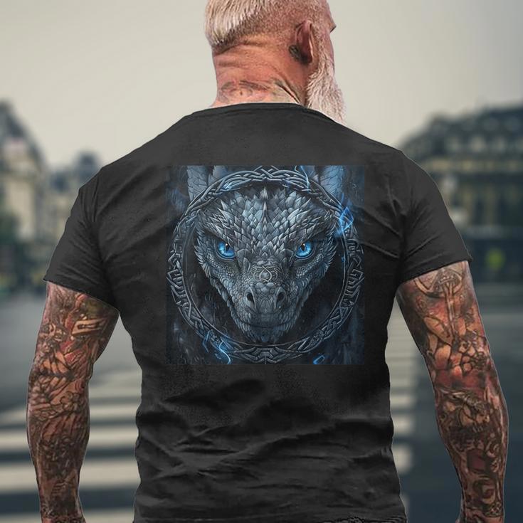 Viking Dragon Jormungandr & Niddhoggikings Dragon T-Shirt mit Rückendruck Geschenke für alte Männer