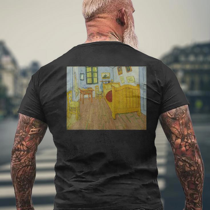 Vincentan Gogh Bedroom In Arles T-Shirt mit Rückendruck Geschenke für alte Männer