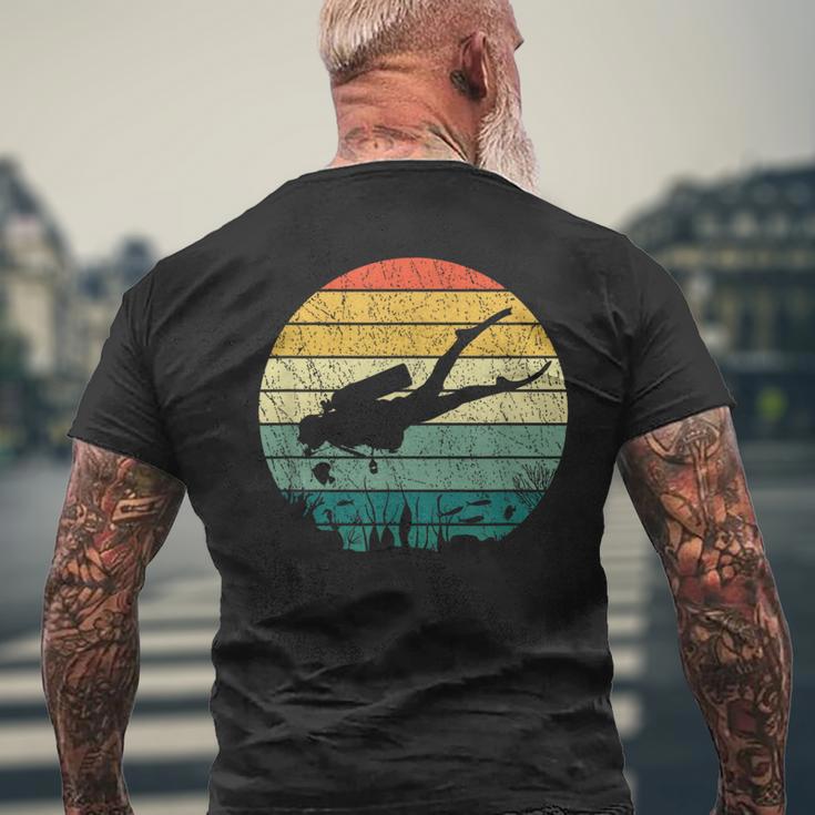 Vintage Diving Ocean Diver T-Shirt mit Rückendruck Geschenke für alte Männer