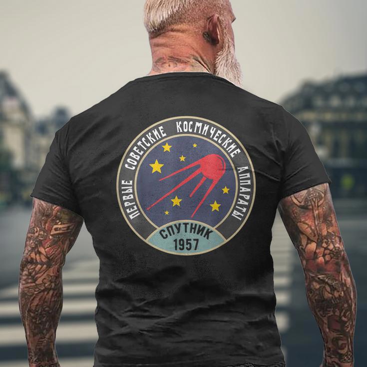 Vintage Sputnik Ussr Soviet Union Propaganda T-Shirt mit Rückendruck Geschenke für alte Männer