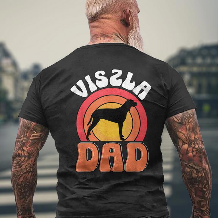 Viszla Dad Foriszla Dog Owner Animal Lover T-Shirt mit Rückendruck Geschenke für alte Männer