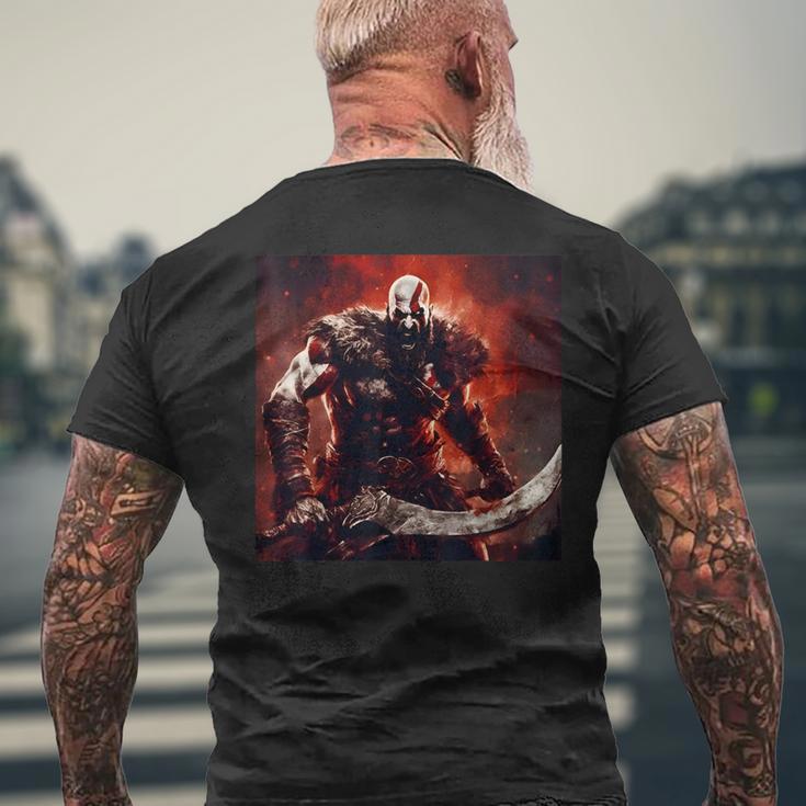 War God Spartan Rage T-Shirt mit Rückendruck Geschenke für alte Männer