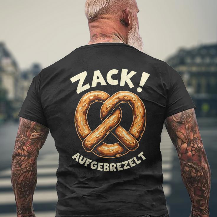 Zack Aufprezelt Humour Oktoberfest T-Shirt mit Rückendruck Geschenke für alte Männer