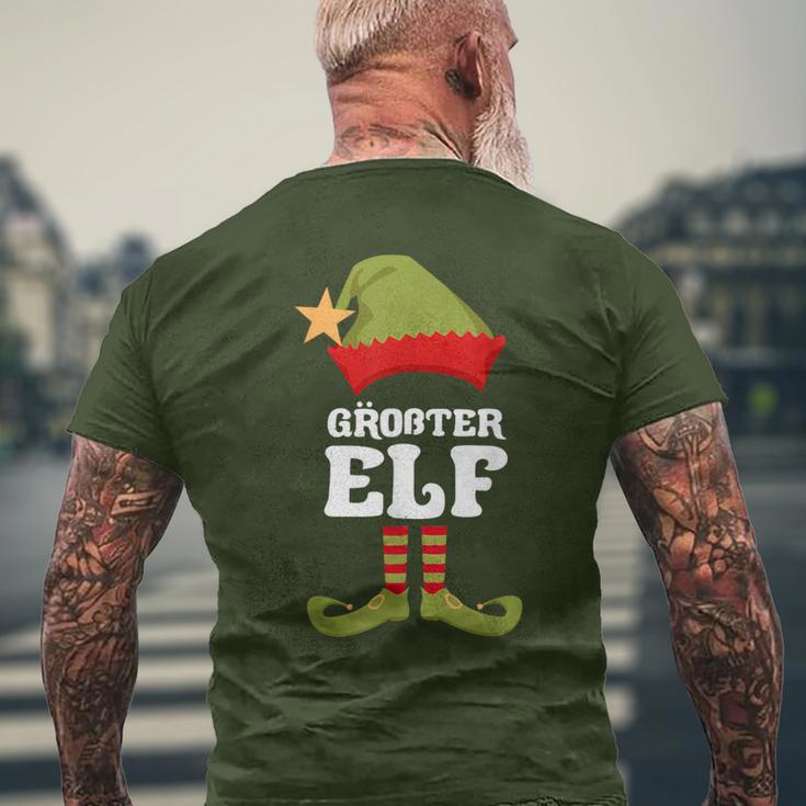 Biggest Elf Christmas Elf Christmas T-Shirt mit Rückendruck Geschenke für alte Männer