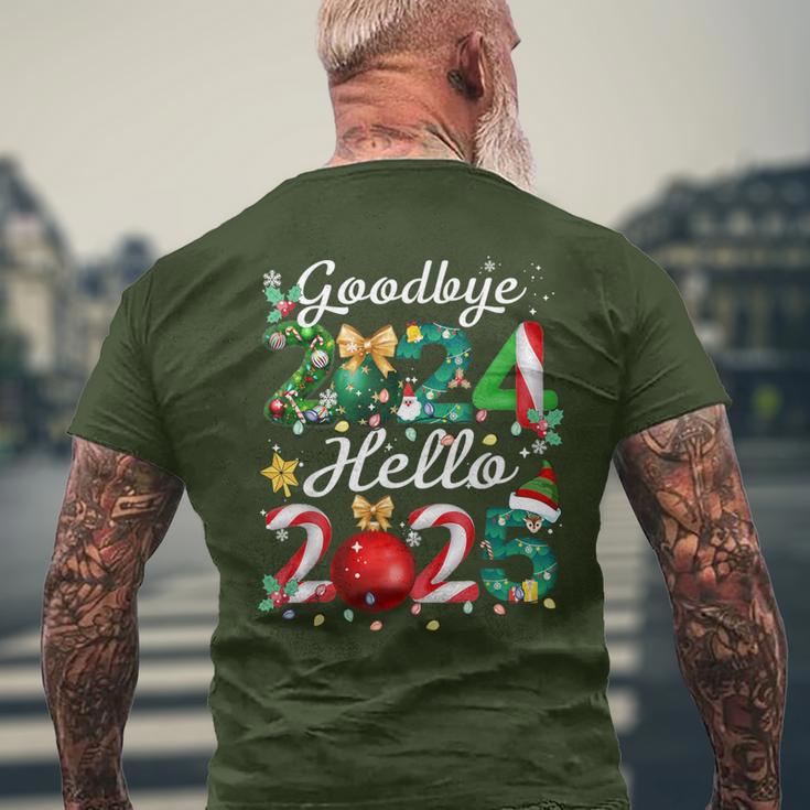 Goodbye 2024 Hello 2025 Merry Christmas Happy New Year 2025 Men's T ...