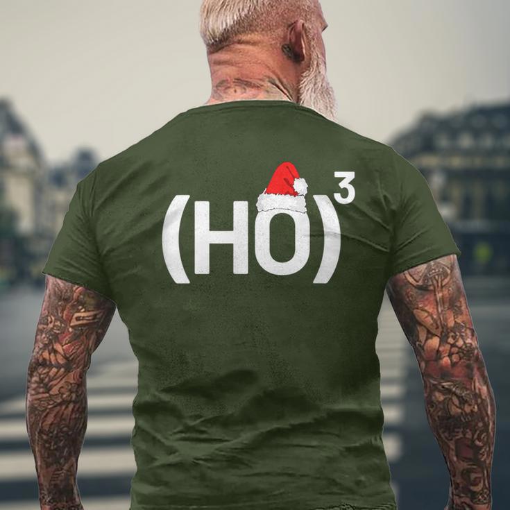 Ho3 Maths Physics Nerd Informatik Ho Hoch 3 Christmas T-Shirt mit Rückendruck Geschenke für alte Männer