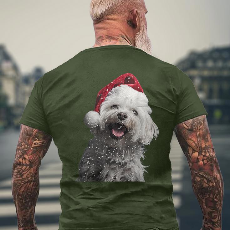 Maltese Christmas T-Shirt mit Rückendruck Geschenke für alte Männer