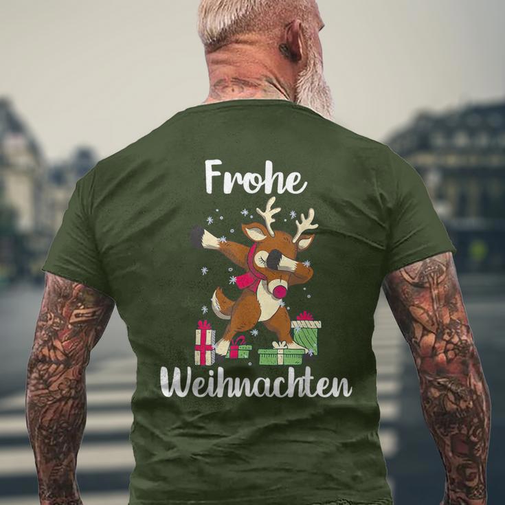 Merry Christmas Reindeer Christmas Eve T-Shirt mit Rückendruck Geschenke für alte Männer