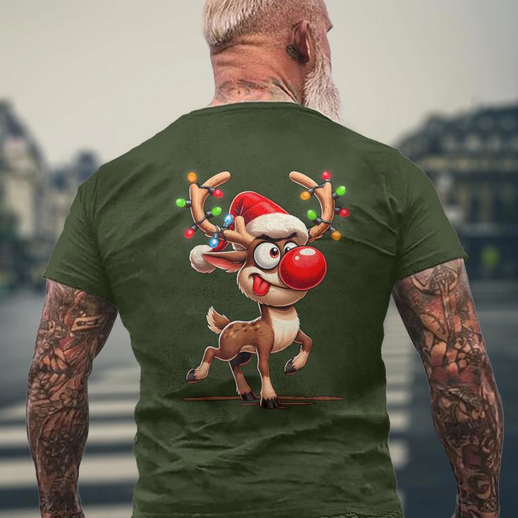 Rindeer Christmas Reindeer Christmas T-Shirt mit Rückendruck Geschenke für alte Männer