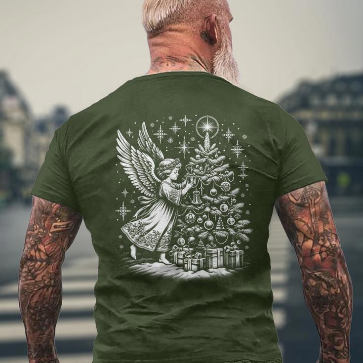 Vintage 1950S Christkind Christmas Angel Retro & T-Shirt mit Rückendruck Geschenke für alte Männer