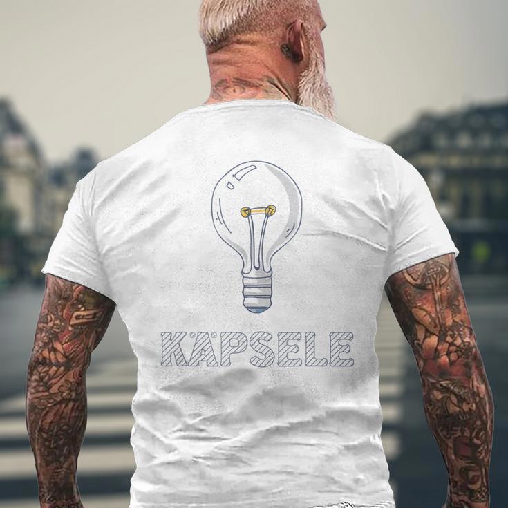 Äffle And Pferdle Schwaben Dialect Saying Käpsele T-Shirt mit Rückendruck Geschenke für alte Männer