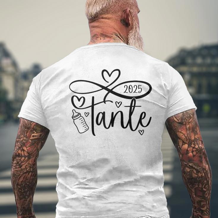 Bald Tante Werdende Tante Future Tante Tante 2025 T-Shirt mit Rückendruck Geschenke für alte Männer