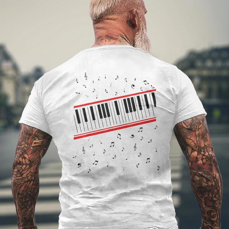 Beat It Piano T-Shirt mit Rückendruck Geschenke für alte Männer