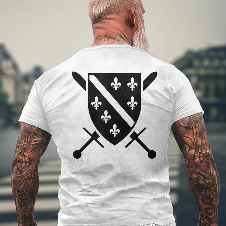 Bosna Army Ljiljan T-Shirt mit Rückendruck Geschenke für alte Männer