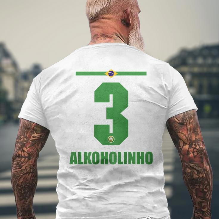 Brazil Sauf Jersey Alcoholinho T-Shirt mit Rückendruck Geschenke für alte Männer