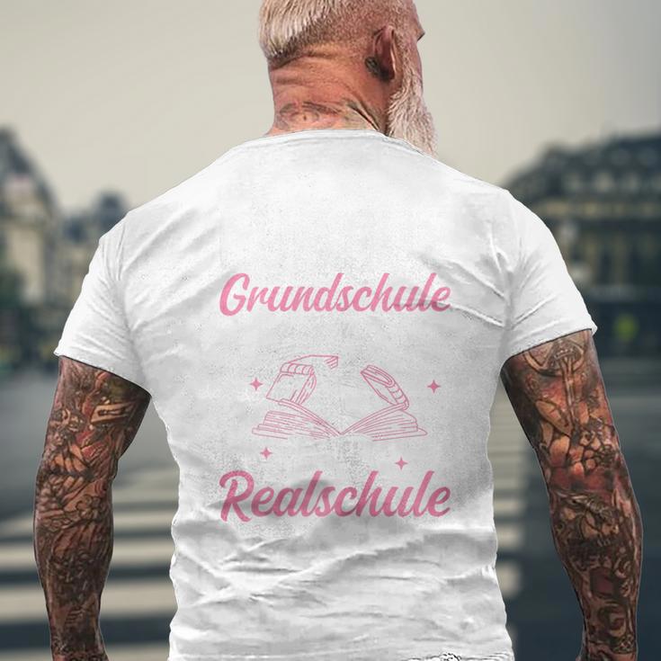 Bye Bye Primary School Ich Glitzere Jetzt In Der Realschule T-Shirt mit Rückendruck Geschenke für alte Männer