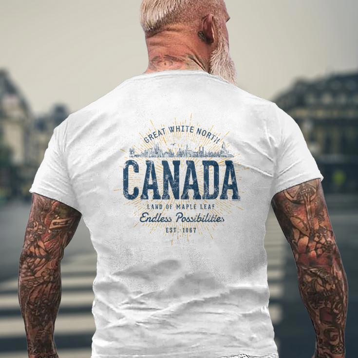 Canada Retro Styleintage Canada T-Shirt mit Rückendruck Geschenke für alte Männer