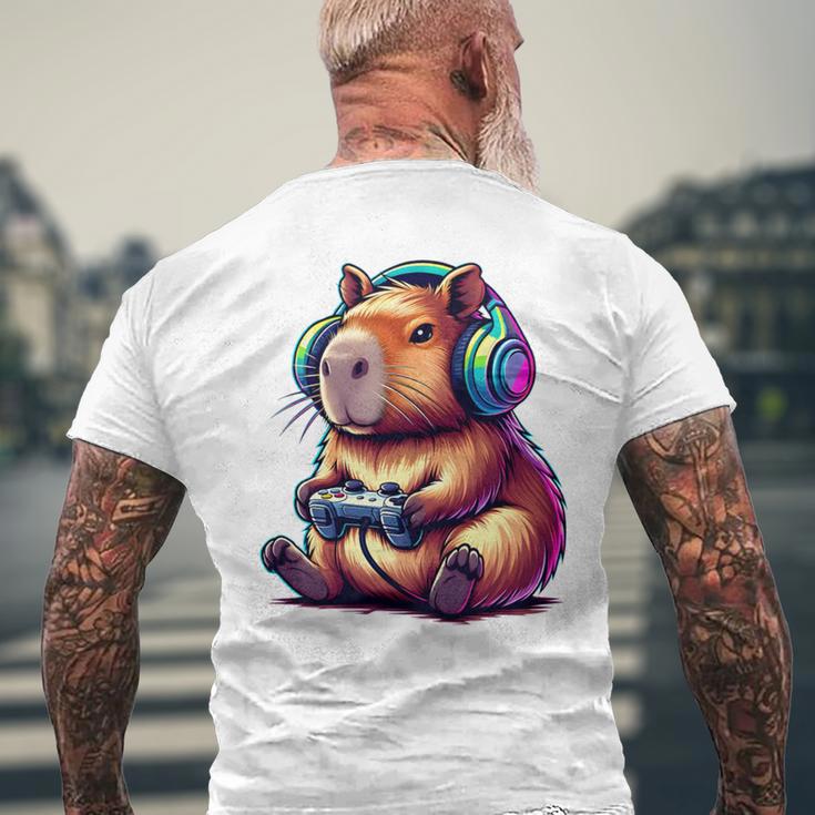 Capybara ideo Games Capybara T-Shirt mit Rückendruck Geschenke für alte Männer