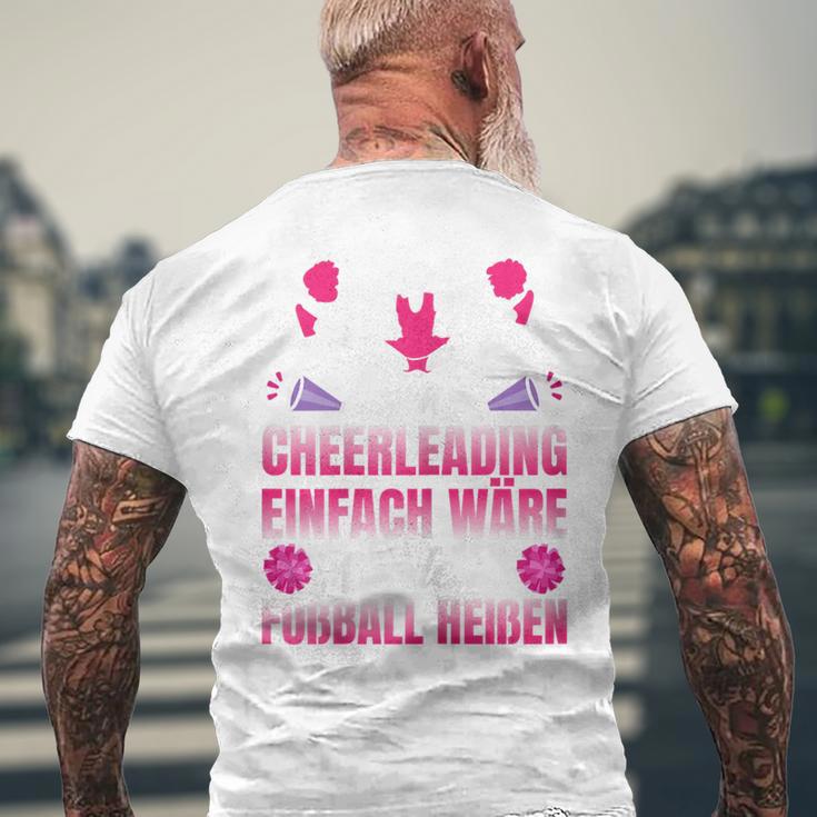 Cheerleaderverein Wenn Cheerleading Einfach Würden T-Shirt mit Rückendruck Geschenke für alte Männer