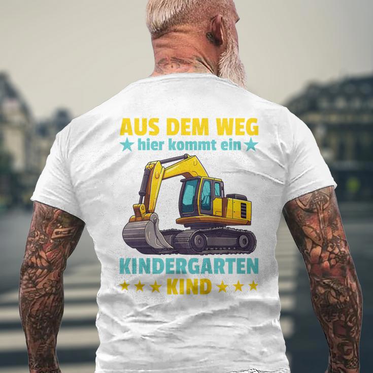 Children's Aus Dem Weg Hier Kommt Ein Kindergartenkind Digger T-Shirt mit Rückendruck Geschenke für alte Männer