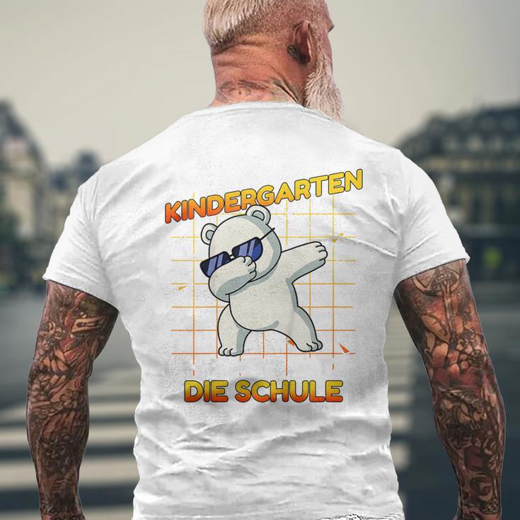 Children's Bye Bye Kindergarten Ich Rock Jetzt Die Schule Boys Polar Bear T-Shirt mit Rückendruck Geschenke für alte Männer