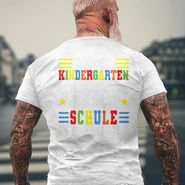 Children's Danke Kindergarten Für Die Unvergessliche Zeit Hello Schule T-Shirt mit Rückendruck Geschenke für alte Männer