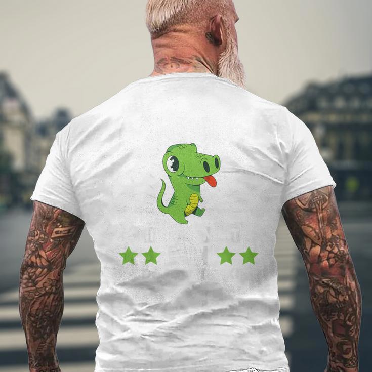 Children's Dino Achtung Hier Kommt Ein Kindergartenkind Kindergarten Kindergarten T-Shirt mit Rückendruck Geschenke für alte Männer