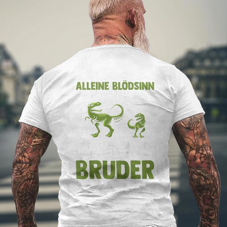 Children's Ein Glück Werde Ich Großer Bruder Dinosaur T-Shirt mit Rückendruck Geschenke für alte Männer