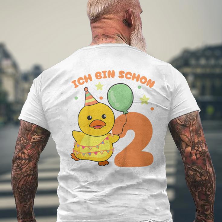 Children's Ente Ich Bin Schon 2 Enten T-Shirt mit Rückendruck Geschenke für alte Männer