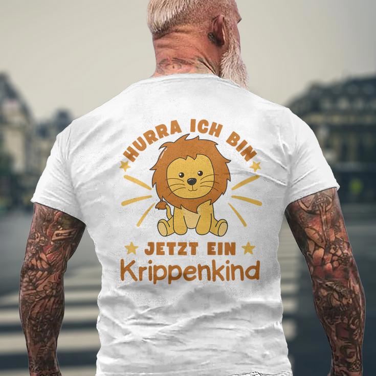 Children's Hurra Ich Bin Jetzt Ein Krippenkind Lö T-Shirt mit Rückendruck Geschenke für alte Männer