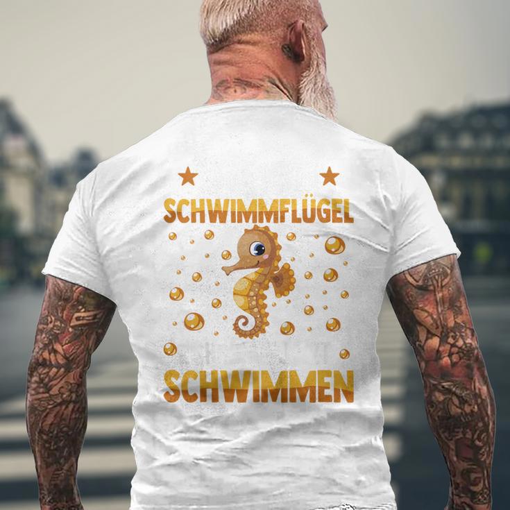 Children's Ich Kann Jetzt Schwimmen T-Shirt mit Rückendruck Geschenke für alte Männer