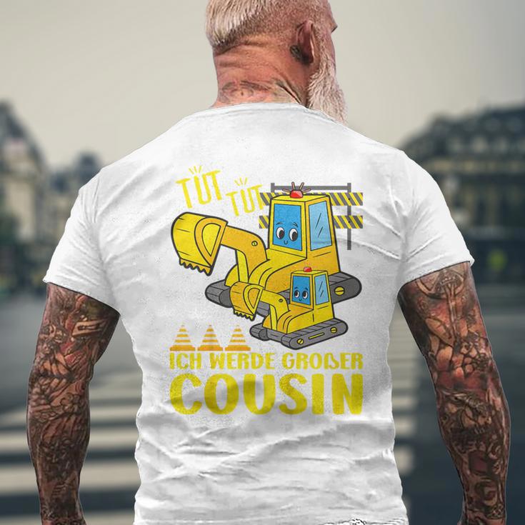 Children's Ich Werde Großer Cousin 2024 T-Shirt mit Rückendruck Geschenke für alte Männer