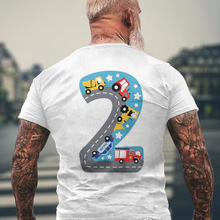 Children's Kinder 2 Geburtstag Junge 2 Jahre T-Shirt mit Rückendruck Geschenke für alte Männer