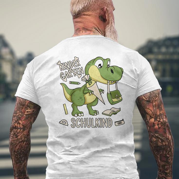 Children's Kindergarten Graduation 2023 School Child Boy Dino School T-Shirt mit Rückendruck Geschenke für alte Männer