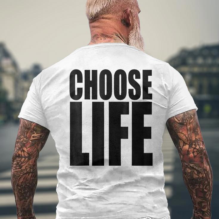 Choose Lifeintage 80S Wählen Sie Lifeintage 80Er Jahre T-Shirt mit Rückendruck Geschenke für alte Männer