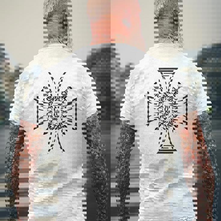 Croce D'onore Dell'ucraina Trizag Ruhm Dell'ucraina T-shirt da uomo con stampa posteriore Regalos para ancianos