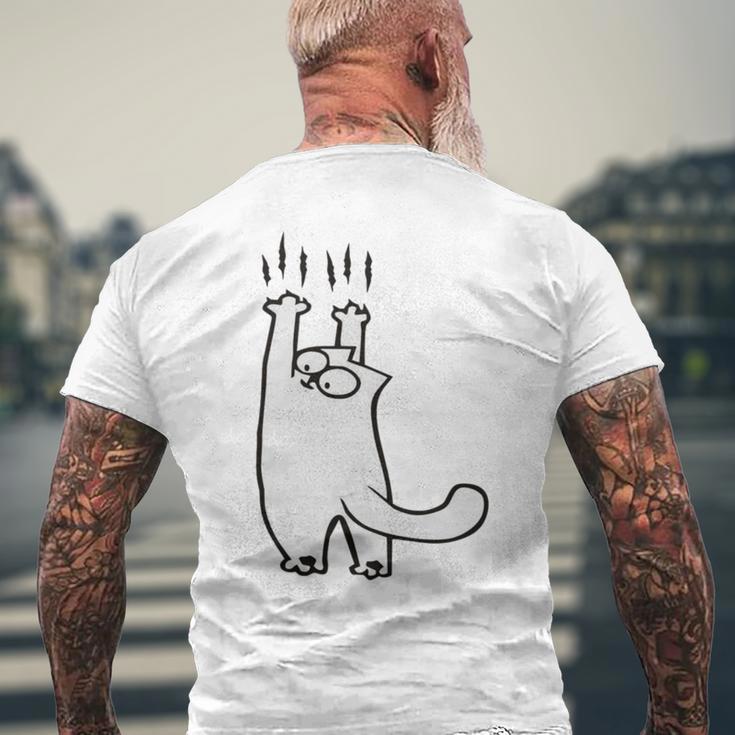 Cute Kitten Cat Lovers T-Shirt mit Rückendruck Geschenke für alte Männer