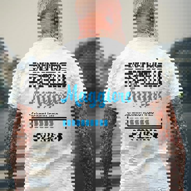 Diventerò Fratello Maggiore 2025 Fratello Maggiore 2025 T-shirt da uomo con stampa posteriore Regalos para ancianos